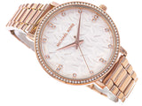 Michael Kors Pyper Three-Hand White Dial Rose Gold Steel Strap Watch For Women - MK4594 Buy Now By Michael Kors