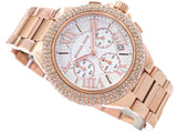 Michael Kors Camille Chronograph White Dial Rose Gold Steel Strap Watch For Women - MK6995 Buy Now By Michael Kors