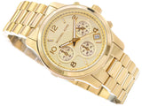 Michael Kors Runway Chronograph Gold Dial Gold Steel Strap Watch For Women - MK7323 Buy Now By Michael Kors