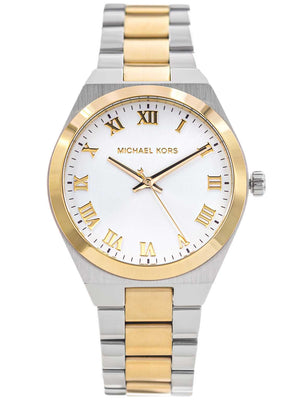 Michael Kors Lennox Three-Hand White Dial Two Tone Steel Strap Watch for Women - MK7464 Buy Now By Michael Kors
