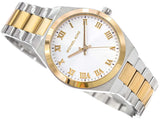 Michael Kors Lennox Three-Hand White Dial Two Tone Steel Strap Watch for Women - MK7464 Buy Now By Michael Kors