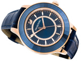 Swarovski Octea Lux Blue Dial Blue Leather Strap Watch for Women - 5414413 Buy Now By Swarovski