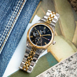 Tommy Hilfiger Monica Chronograph Black Dial Two Tone Steel Strap Watch For Women - 1782591 Buy Now By Tommy Hilfiger