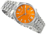 Citizen Tsuyosa Automatic Orange Dial Silver Steel Strap Watch For Men - NJ0151-88Z Buy Now By Citizen