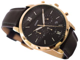 Fossil Neutra Chronograph Brown Dial Brown Leather Strap Watch for Men - FS5763 Buy Now By Fossil