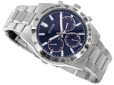 Guess Altitude Chronograph Blue Dial Silver Steel Strap Watch for Men - GW0329G1 Buy Now By Guess