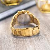 Guess Empire Quartz Black Dial Gold Steel Strap Watch For Men - GW0489G2 Buy Now By Guess