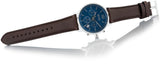 Hugo Boss Attitude Blue Dial Brown Leather Strap Watch for Men - 1513606 Buy Now By Hugo Boss