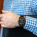 Michael Kors Warren Chronograph Black Dial Black Steel Strap Watch For Men - MK9113 Buy Now By Michael Kors