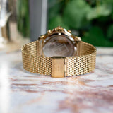 Tommy Hilfiger Jordan Chronograph Green Dial Gold Mesh Strap Watch For Men - 1792093 Buy Now By Tommy Hilfiger