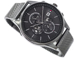 Tommy Hilfiger Weston Chronograph Grey Dial Grey Mesh Bracelet Watch For Men - 1710506 Buy Now By Tommy Hilfiger