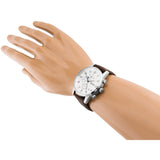 Hugo Boss Attitude White Dial Brown Leather Strap Watch for Men - 1513609 Buy Now By Hugo Boss