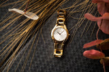 Calvin Klein Class White Dial Gold Steel Strap Watch for Women - K6R23526 Buy Now By Calvin Klein