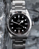Tudor Black Bay Automatic Black Dial Silver Steel Strap Watch for Men - M79540-0001 Buy Now By Tudor
