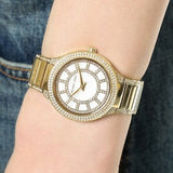 Michael Kors Kerry Mother of Pearl Dial Gold Steel Strap Watch for Women - MK3312 Buy Now By Michael Kors