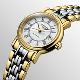 Longines Presence 25.5mm Automatic White Dial Two Tone Steel Strap Watch for Women - L4.321.2.11.7 Buy Now By Longines