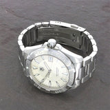 Tag Heuer Aquaracer 41mm Quartz White Dial Silver Steel Strap Watch for Men - WAY1111.BA0928