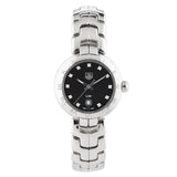 Tag Heuer Link Quartz Diamonds Black Dial Silver Steel Strap Watch for Women - WAT1410.BA0954 Buy Now By Tag Heuer