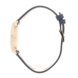 Swarovski Crystal Frost Blue Dial Blue Leather Strap Watch for Women - 5484061 Buy Now By Swarovski