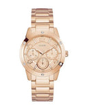 Guess Studio Rose Gold Dial Rose Gold Steel Strap Watch For Women - W0778L3 Buy Now By Guess