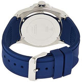 Guess Legacy Grey Dial Blue Silicone Strap Watch For Men - W1049G1 Buy Now By Guess
