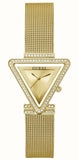 Guess Fame Diamonds Gold Dial Gold Mesh Bracelet Watch for Women - GW0508L2 Buy Now By Guess