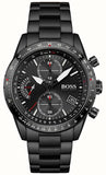 Hugo Boss Aero Black Dial Black Steel Strap Watch for Men - 1513771 Buy Now By Hugo Boss