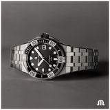 Maurice Lacroix Aikon Venturer Automatic Black Dial Silver Steel Strap Watch For Men - AI6057-SSL22-330-1 Buy Now By Maurice Lacroix