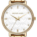 Michael Kors Pyper Three Hand White Dial Gold Steel Strap Watch For Women - MK4666 Buy Now By Michael Kors