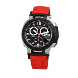 Tissot T Race Chronograph Black Dial Red Rubber Strap Watch for Men - T048.417.27.057.01 Buy Now By Tissot