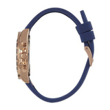 Guess Eclipse White Dial Blue Rubber Strap Watch for Women - GW0315L2 Buy Now By Guess