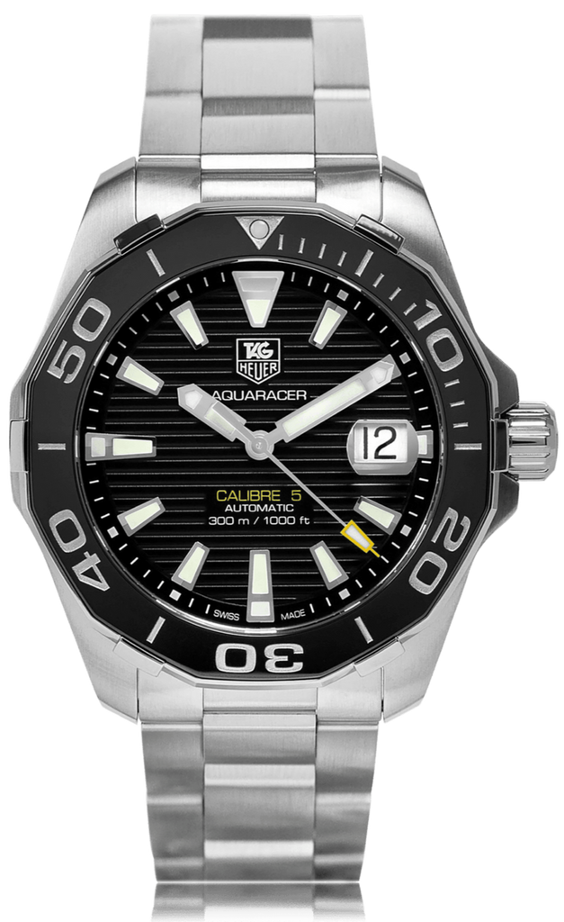 Tag Heuer Aquaracer Black Dial Watch for Men - WAY211A.BA0928 Buy Now By Tag Heuer