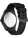 Philipp Plein The $kull Diver Black Dial Black Silicone Strap Watch For Men- PWOAA0922 Authentic Buy Shop Now