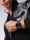 Philipp Plein The $kull Diver Black Dial Black Silicone Strap Watch For Men- PWOAA0922 Authentic Buy Shop Now