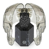 Philipp Plein Octagon Black Dial Black Silicone Strap Watch for Men - PWTBA0623 Authentic Buy Shop Now