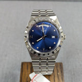 Tudor Royal Automatic Diamonds Blue Dial Silver Steel Strap Watch for Men - M28600-0006 Buy Now By Tudor