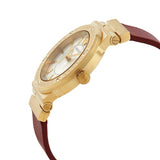 Versace Greca Silver Dial Red Leather Strap Watch for Women - VEVH00420 Buy Now By Versace