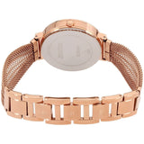 Guess Chiffon Rose Gold Dial Mesh Bracelet Watch For Women - W1083L3 Buy Now By Guess