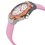 Guess Zena Quartz White Dial Pink Rubber Strap Watch For Women - W1094L4 Buy Now By Guess