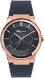 Salvatore Ferragamo Sapphire Black Dial Black Silicone Strap Watch for Men - SFHP00420 Buy Now By Salvatore Ferragamo