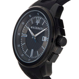 Maserati SFIDA Black Dial Black Rubber Strap Watch For Men - R8851123004 Buy Now By Maserati