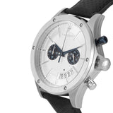 Maserati Circuito Chronograph Analog White Dial Black Leather Strap Watch for Men - R8871627005 Buy Now By Maserati