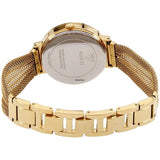 Guess Chiffon Gold Dial Gold Mesh Bracelet Watch For Women - W1083L2 Buy Now By Guess