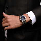 Maurice Lacroix Aikon Date Quartz Black Dial Silver Steel Strap Watch for Men - AI1108-SS002-330-1 Buy Now By Maurice Lacroix