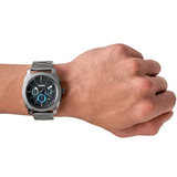 Fossil Machine Chronograph Grey Dial Grey Steel Strap Watch for Men - FS5172 Buy Now By Fossil