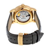 Mido Baroncelli III Automatic Grey Dial Black Leather Strap Watch For Men - M8600.3.13.4 Buy Now By Mido