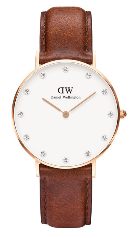 Daniel Wellington Classy St Mawes White Dial Brown Leather Strap Watch For Women - DW00100075 Buy Now By Daniel Wellington