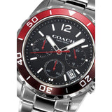 Coach Kent Black Dial Silver Steel Strap Watch for Men - 14602556 Buy Now By Coach