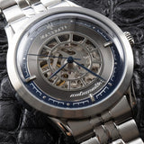 Maserati Ricordo Automatic Skeleton Silver Dial Silver Steel Strap Watch For Men - R8823133005 Buy Now By Maserati