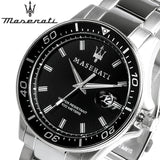 Maserati SFIDA Quartz Black Dial Stainless Steel Watch For Men - R8853140002 Buy Now By Maserati